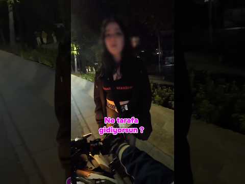 YOLDA KALAN ROCK'çı KIZI EVİNE BIRAKTIM 😱 #motor #djiosmoaction4 #motovlog #vlog #motorcycle
