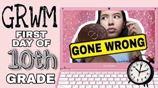GRWM FOR SOPHOMORE YEAR.. (GONE WRONG) ||Olivia Loren the makeup princess 