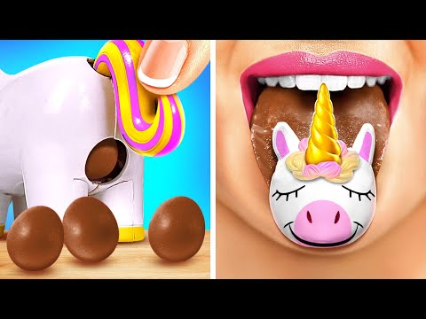 Unicorn Gadgets and Squishies 🦄 *DIY Cute Hacks and Crazy Fidgets*