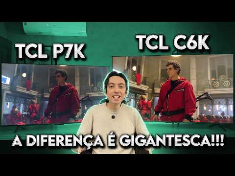 TCL P7K vs TCL MINI LED C6K - Qual a melhor escolha em 2025?