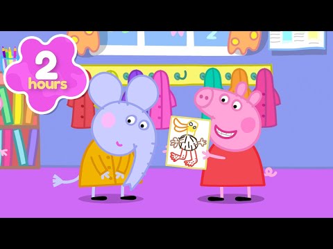 Emily Elephent is Shy 🙈 Peppa Makes a New Friend! 💖 Peppa Pig Full Episodes | 2 Hours