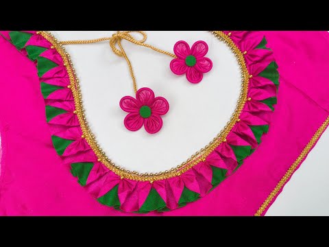 Beautiful blouse design|| Blouse back neck design|New modle blouse  design| Blouse cutting & Stitch