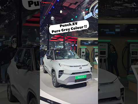 Tata Punch.EV Pure Grey Colour⚡️!! Punch EV New Grey Colour | Punch EV Auto Expo 2025 | M2S Car Info