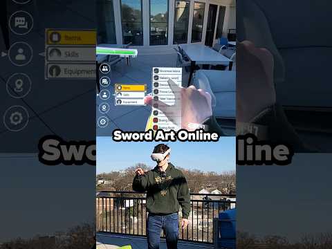 Sword Art Online in REAL LIFE #quest2 #quest3 #vr