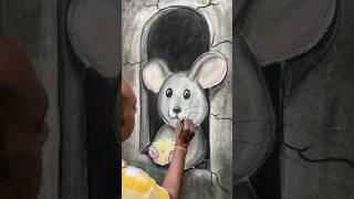 3D Rat 🐀 #art #shorts #illusion