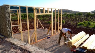 I AM BUILDING A WOODEN VILLA FOR MY CUSTOMER - Part 1