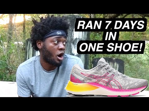 Ran 7 days in ONE shoe | Asics Gel Kayano Lite