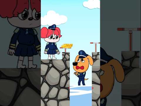 Pregnant Wife or Girlfriend? Who does Labrador choose? #shorts #animation #sherifflabrador