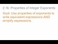Order of Operations and Exponents
