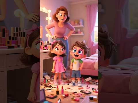 बहन का मेकअप किया|did makeup to sister#shorts #viralvideo #trending