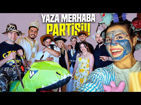 EVDE KOSTÜMLÜ YAZA MERHABA PARTİSİ 🎉