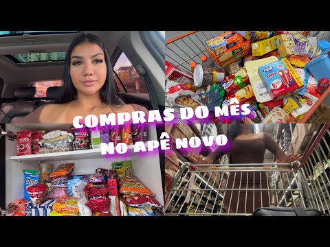 COMPRAS DO MÊS NO MERCADO | abastecida pro mês de férias da criaaaaa 🛒♥️