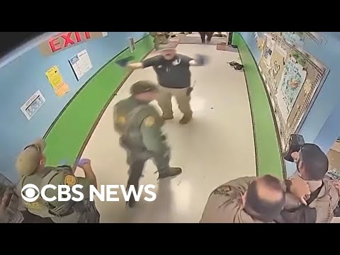 YouTube video thumbnail: Emotional Testimony From Teacher About Uvalde Shooting in Trial of Former cop