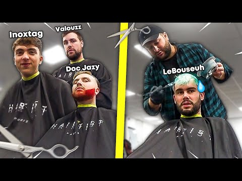 JE DEVIENS LE COIFFEUR DE LA TEAM CROUTON! (je suis au local)