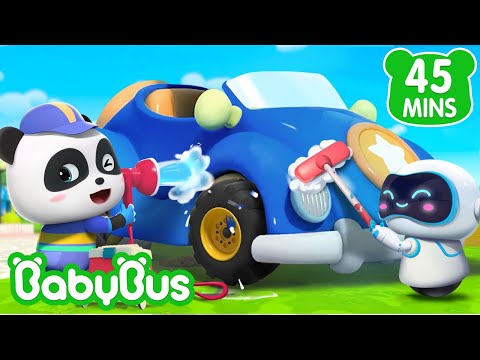 Lavar o Carro 🚘🫧 | Mecânico Bebê Panda | Músicas Infantis & Canções Infantis 🐼 por BabyBus