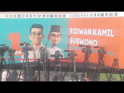 Menyikapi hasil Pilkada Jakarta, Paslon Ridwan Kamil-Suswono berikan keterangan dan pernyataan resmi