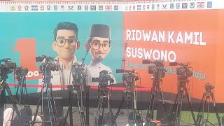 Menyikapi hasil Pilkada Jakarta, Paslon Ridwan Kamil-Suswono berikan keterangan dan pernyataan resmi