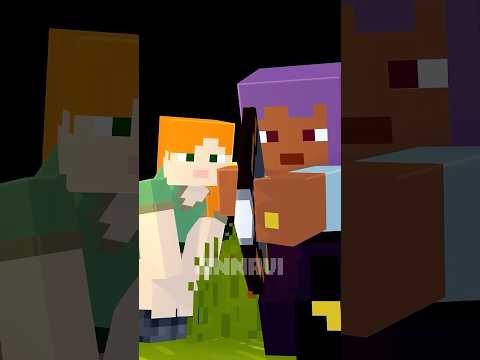 弓矢対決アレックスVSエフェ #マイクラ   #minecraft   #マイクラアニメ