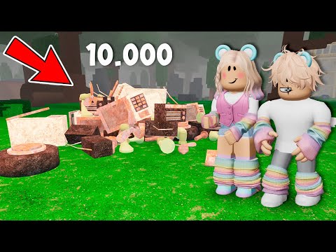 COLETAMOS 10.000 SUCATAS em 99 NOITES NA FLORESTA