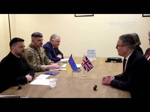 YouTube video thumbnail: UK's Starmer Reaffirms Ukraine Support