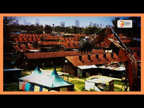 YouTube video thumbnail: Demolition Begins in Makongeni as Residents Receive Compensation