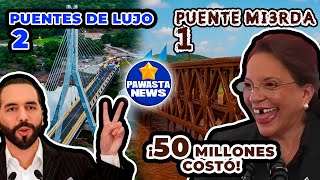 Puente de CAC4: Xiomel inaugura 1 puente y Bukele 2 el mismo día y fue Humillada y media.