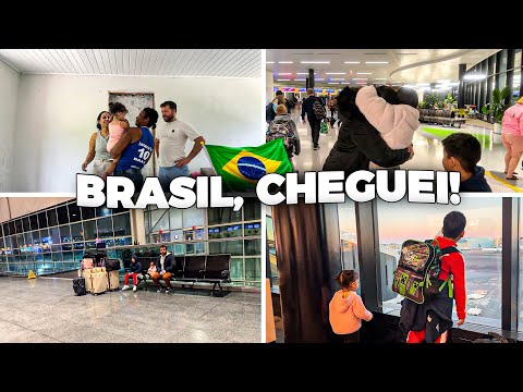 CHEGAMOS NO BRASIL | VLOG DA NOSSA VIAGEM | COMO FOI PASSAR NA ALFÂNDEGA