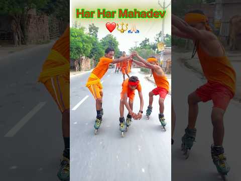 500Km Skating Yatra 🙏🏻❤️ #skaterakashkth #skating #ytshorts #skatskating #skaterakashkth #mahadev
