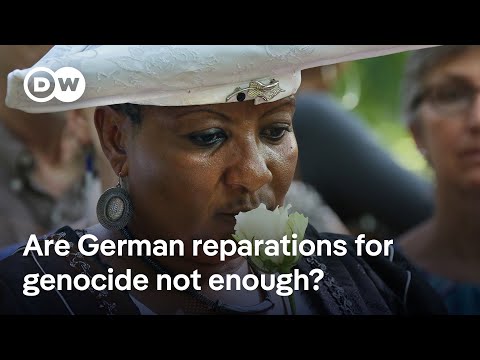 YouTube video thumbnail: Namibians Mark 121st Anniversary of Genocide of Ovaherero and Nama Communities by Germans