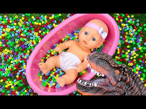 2 Minutes Satisfying with ASMR Make Up Candy & Funny Mixing in Three Bathtubs with M&M's Slime Video