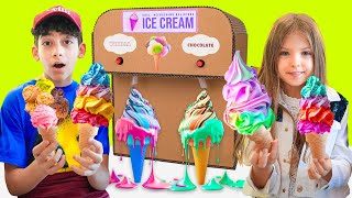 Jason Works a Real Job at the Ice Cream Shop!