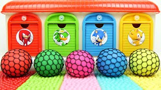 Satisfying Video | How I Made All M&M's Candy 6 Color Mixing in 4 Color Magic Garage ASMR Sounds