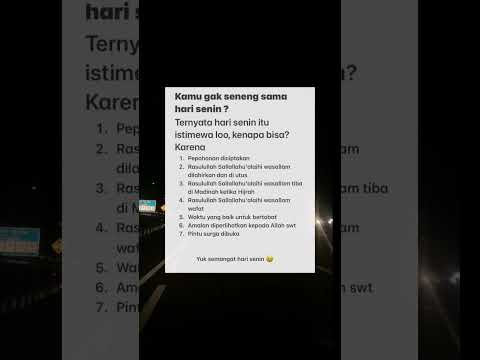 Keistinewaan hari senin