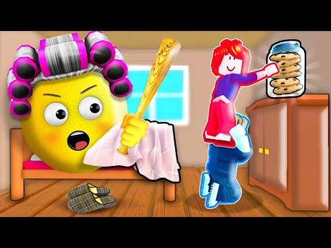 СТАЛ БАБУШКОЙ И НЕ ДАЛ УКРАСТЬ ПЕЧЕНЬЕ в ROBLOX!