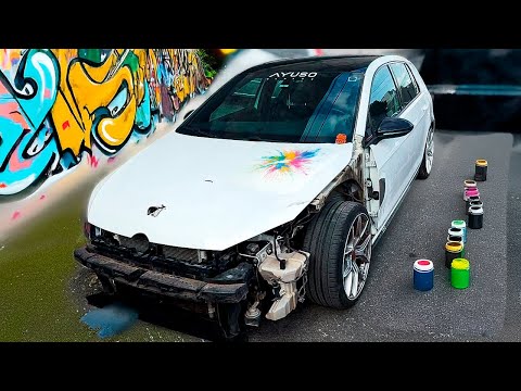 COMEÇAMOS A PINTURA DO GOLF GTI MK7