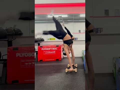 My 66 day press handstand transformation💀 #calisthenics #presshandstand #gym #shorts