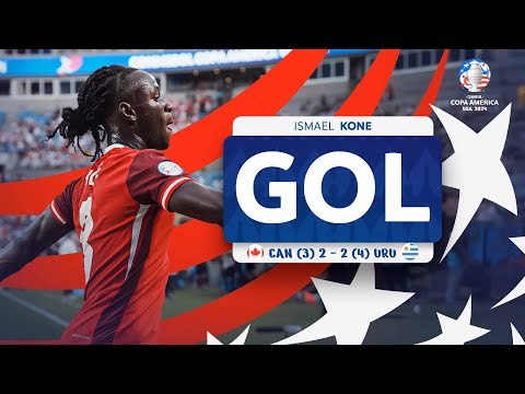 GOL de Ismaël KONÉ | Canadá 2-2 Uruguay | CONMEBOL Copa América USA 2024™