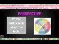 Exploring Author's Purpose and Perspective