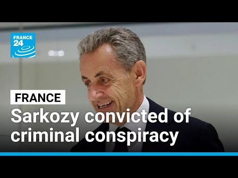 YouTube video thumbnail: France Ex-President Sarkozy Convicted of Criminal Conspiracy