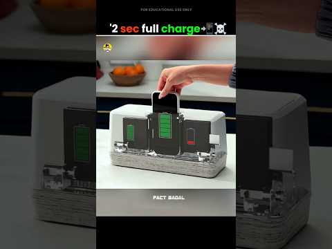 Charges your phone in 2 seconds🤯