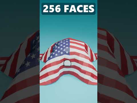 🇺🇸 USA Flag Cloth Simulation #blender #shorts #simulation #america