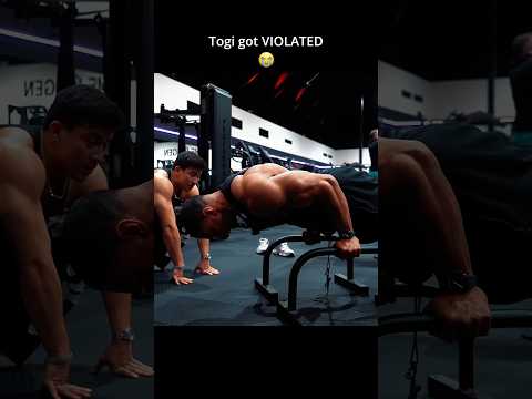 Togi got HUMBLED 🥀 #togi #larrywheels #funny #gym #fitness #bodybuilding #workout