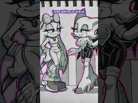 Just an average interaction between two divas ๐
#rougethebat #wavetheswallow #sonicthehedgehog