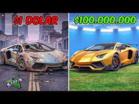 LAMBORGHINI de $1 vs  $100.000.000 en GTA 5