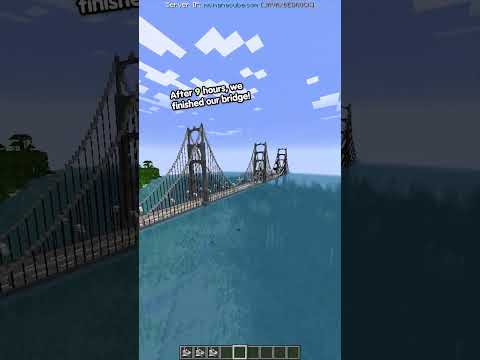 Bridge from Africa to South America🌉/ArchieMC #shorts