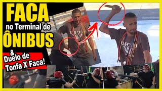 TONFA contra FACA? Perigo no terminal de ônibus!