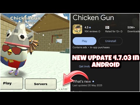 🥳 CHICKEN GUN NEW UPDATE 4.7.03 IN ANDROID