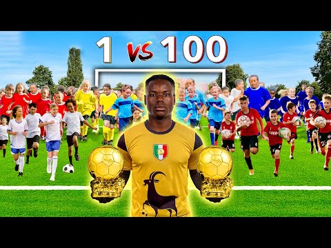 1 VS 100 FOOTBALL CHALLENGE per un posto al PALLONE D'ORO 🏆😱