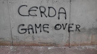 Supporters Mallorca - Protesta contra Biel Cerdà 12.04.14.