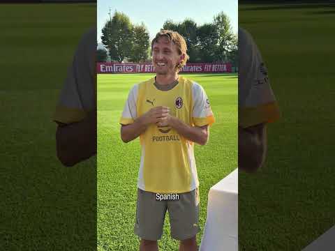 A Rossonero surprise for Modrić 🎂✨ | #shorts